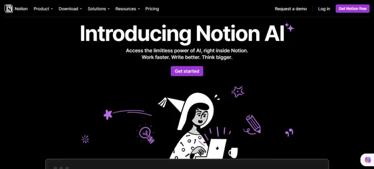 Notion AI Work faster. Write better. Think bigger